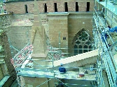 Trabajos de restauración de la Catedral de Tarazona